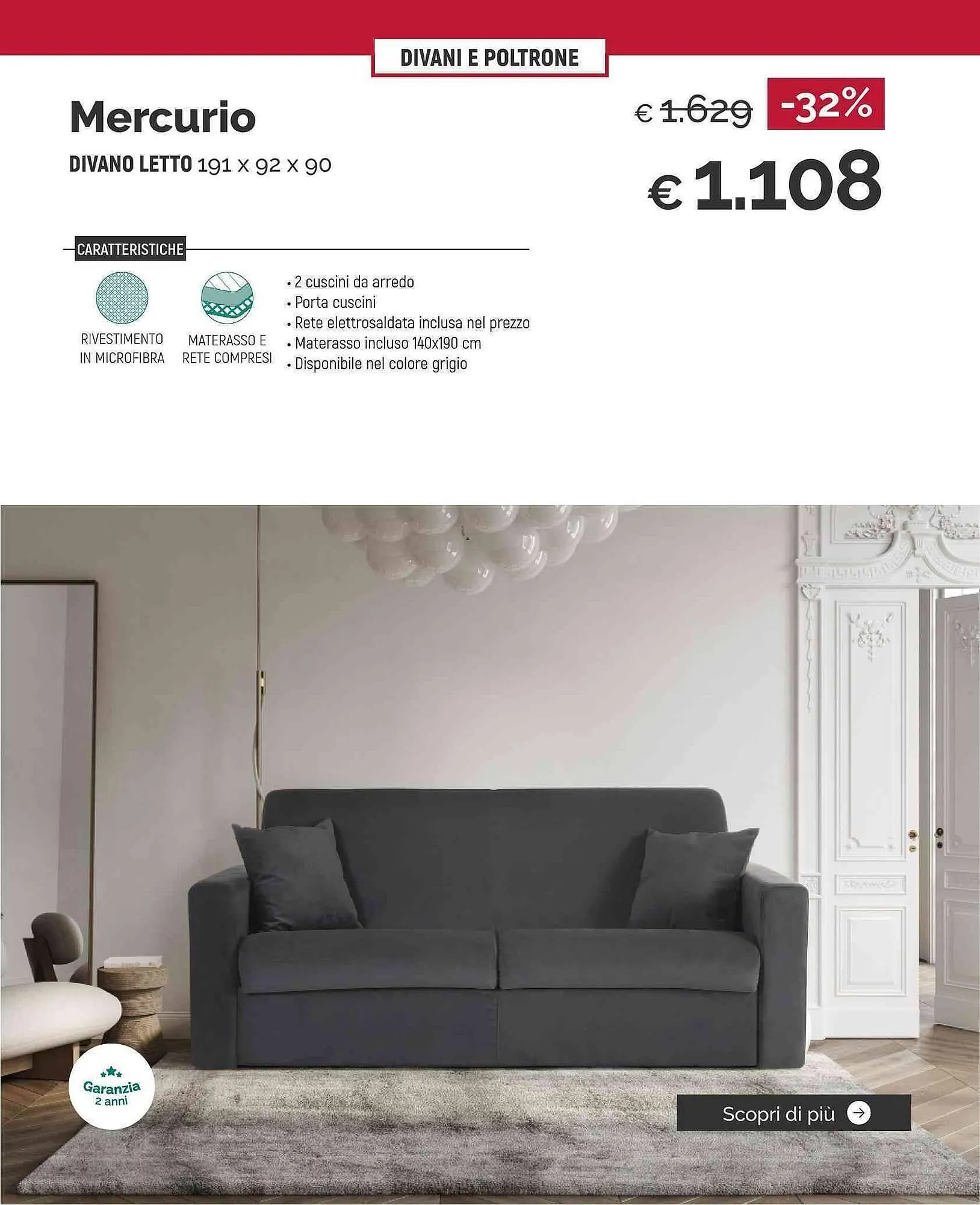 Volantino Materassi e Materassi da 23 settembre a 31 dicembre di 2024 - Pagina del volantino 34