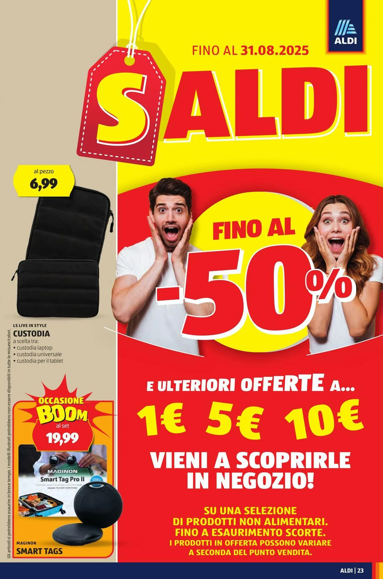 Aldi Volantino attuale da 28 luglio a 3 agosto di 2025 - Pagina del volantino 23