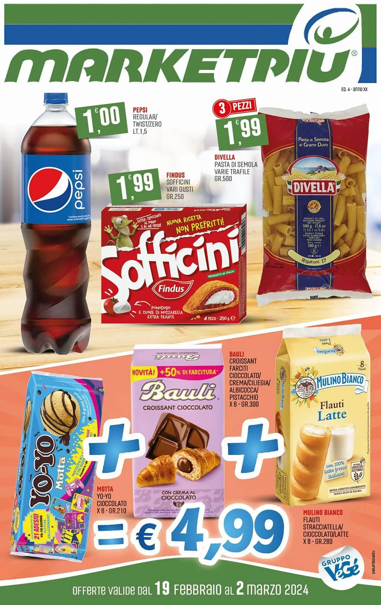 Volantino Marketpiù da 19 febbraio a 2 marzo di 2024 - Pagina del volantino 