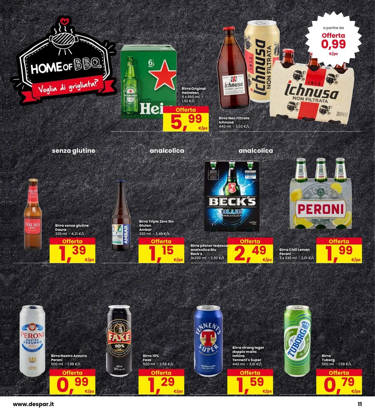 Interspar Volantino attuale da 31 luglio a 9 agosto di 2025 - Pagina del volantino 11