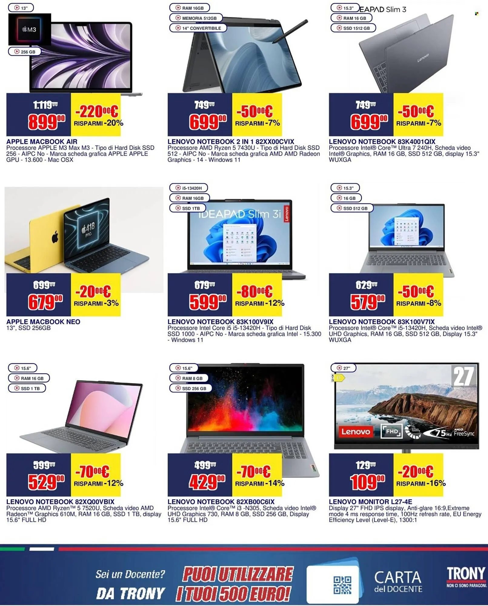 Volantino Trony da 16 aprile a 27 aprile di 2026 - Pagina del volantino 18