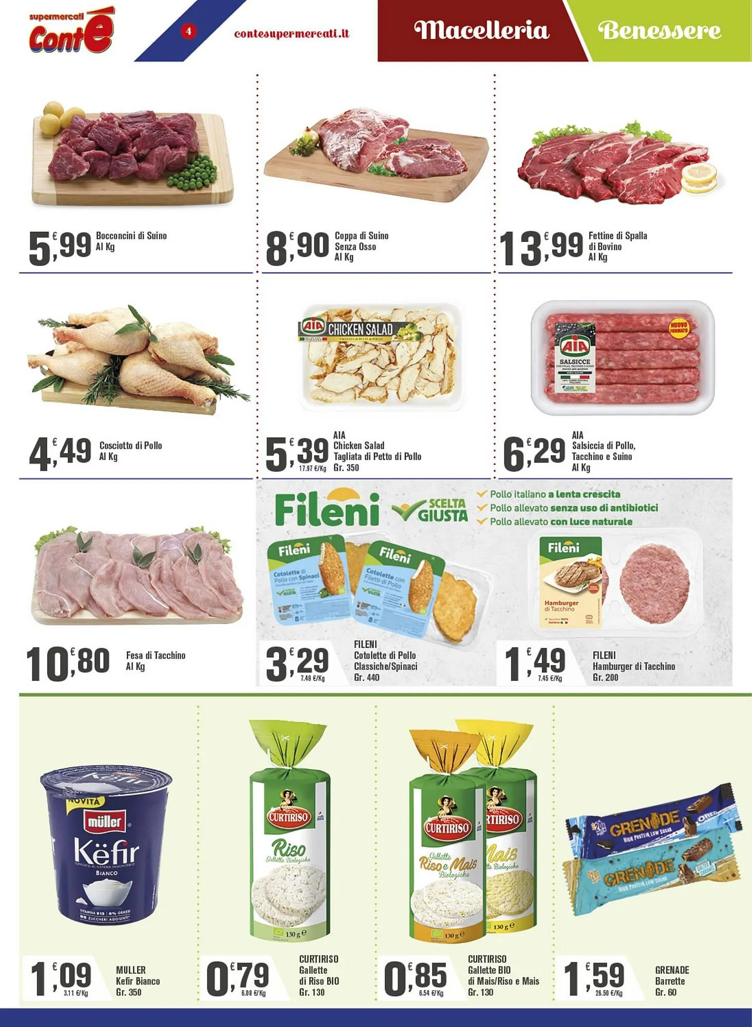 Volantino Conté Supermercati da 2 ottobre a 12 ottobre di 2025 - Pagina del volantino 4