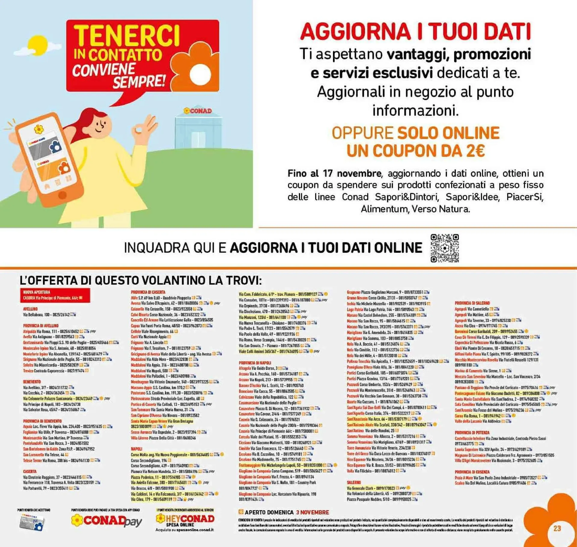 Volantino Conad da 31 ottobre a 9 novembre di 2024 - Pagina del volantino 23
