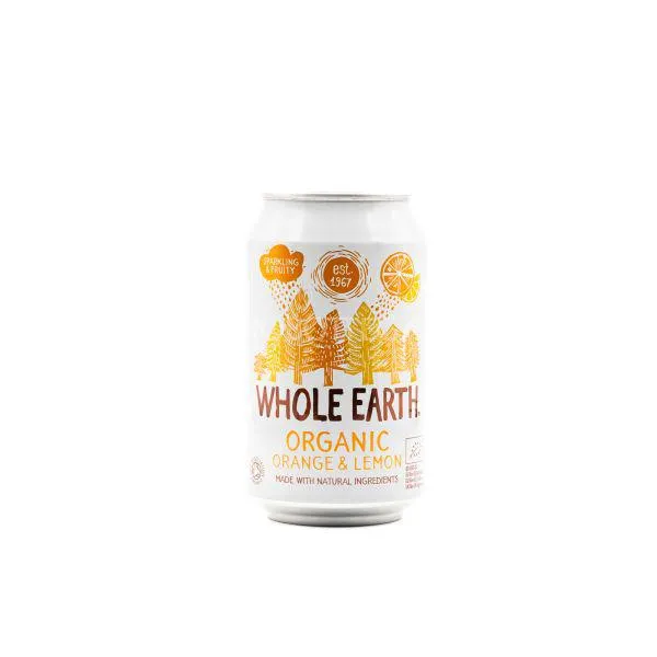 Organic Orange&Lemon Whole Earth 330ML