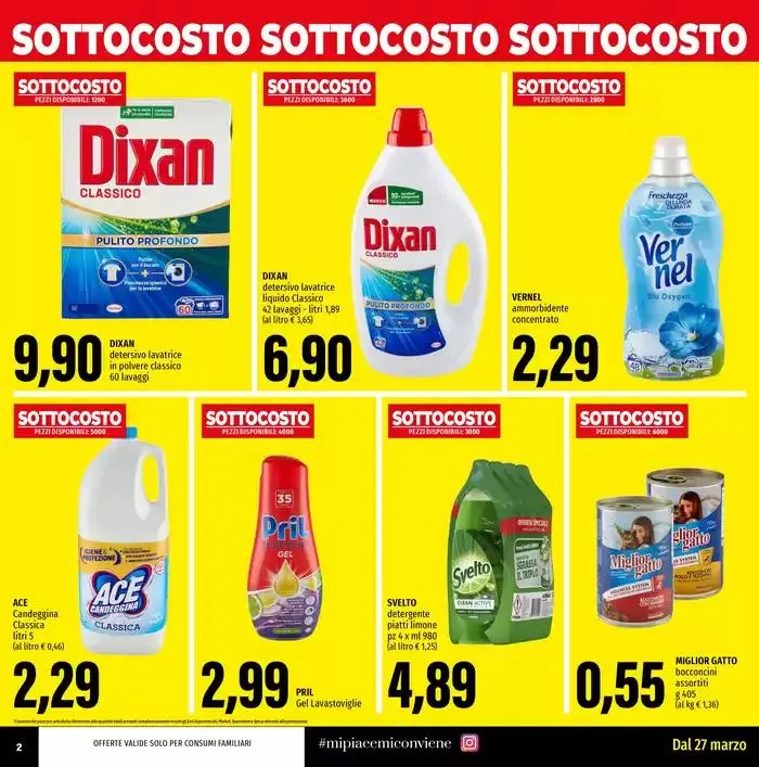 SOTTOCOSTO da 27 marzo a 9 aprile di 2025 - Pagina del volantino 2