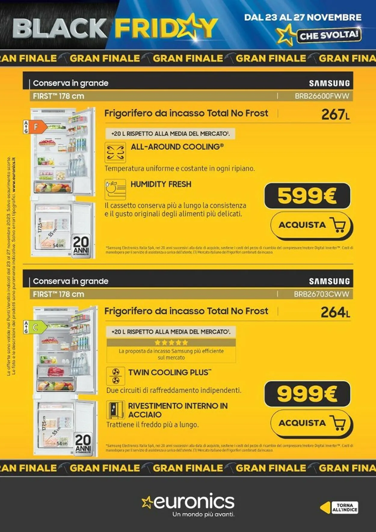 Euronics Volantino attuale da 23 novembre a 27 novembre di 2023 - Pagina del volantino 49