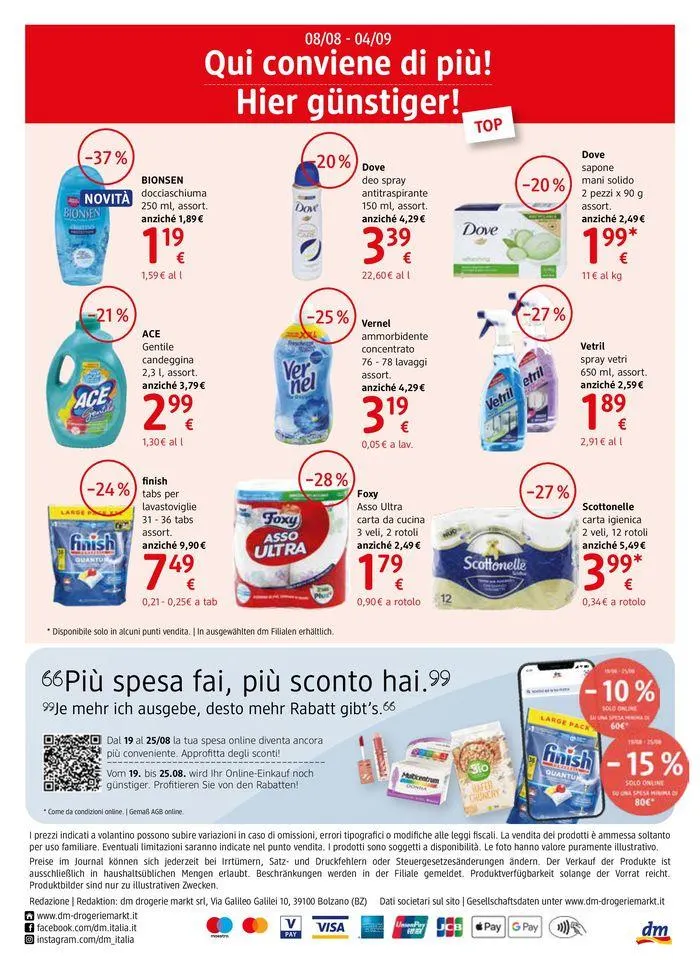 Journal  da 5 agosto a 1 settembre di 2024 - Pagina del volantino 16