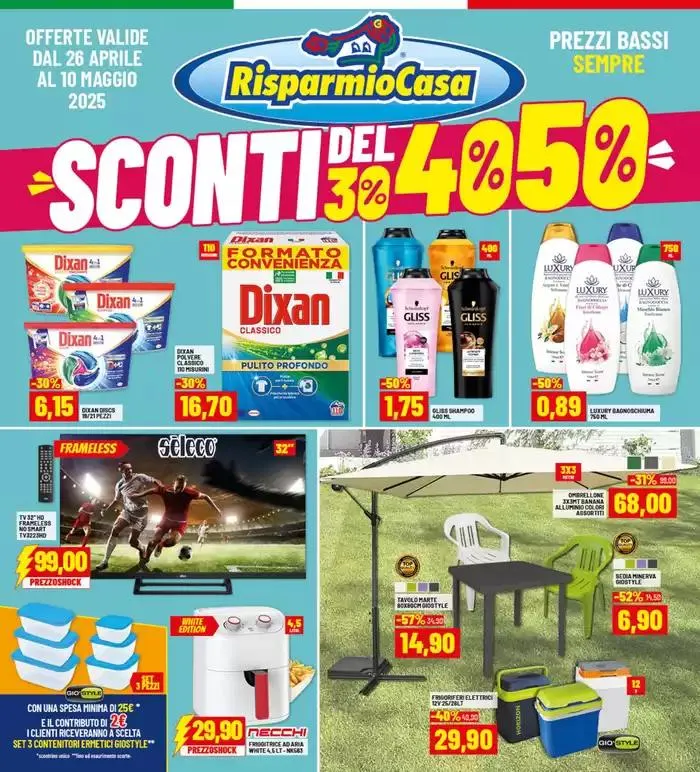 Sconti del 30% 40% 50% da 26 aprile a 10 maggio di 2025 - Pagina del volantino 1