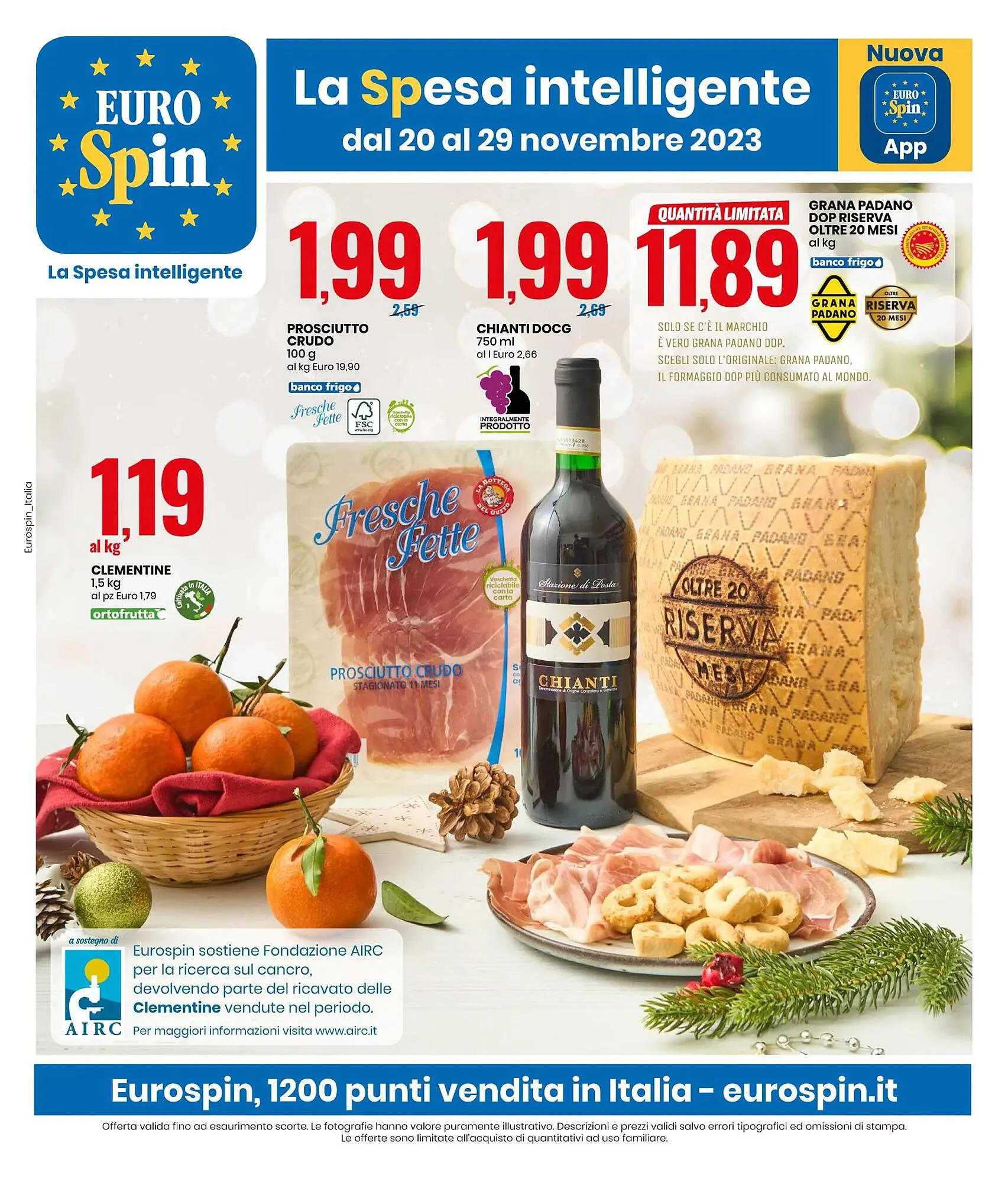 Volantino Eurospin da 20 novembre a 29 novembre di 2023 - Pagina del volantino 1