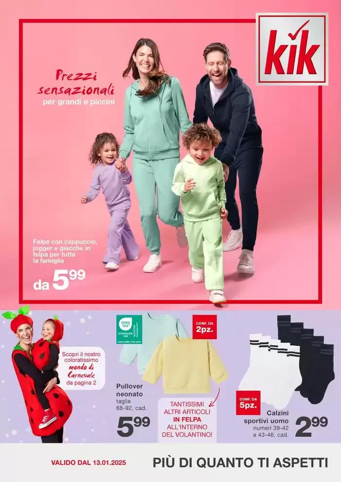Prezzi sensazionali per grandi e piccini da 10 gennaio a 19 gennaio di 2025 - Pagina del volantino 1