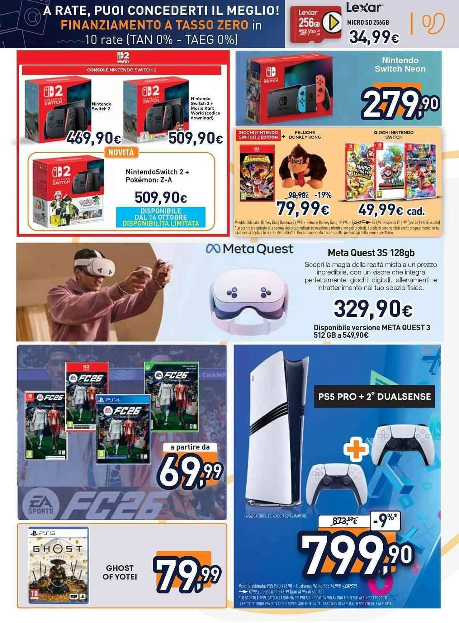 Volantino Unieuro da 17 settembre a 3 ottobre di 2025 - Pagina del volantino 29