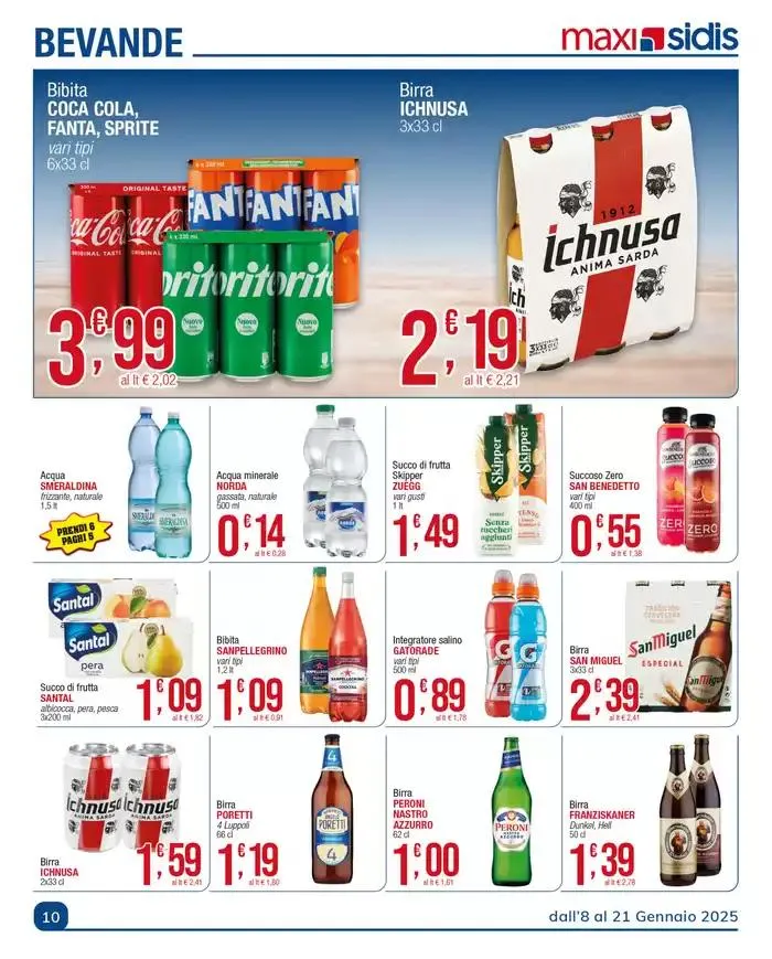 Il piacere di fare la spesa da 7 gennaio a 21 gennaio di 2025 - Pagina del volantino 10