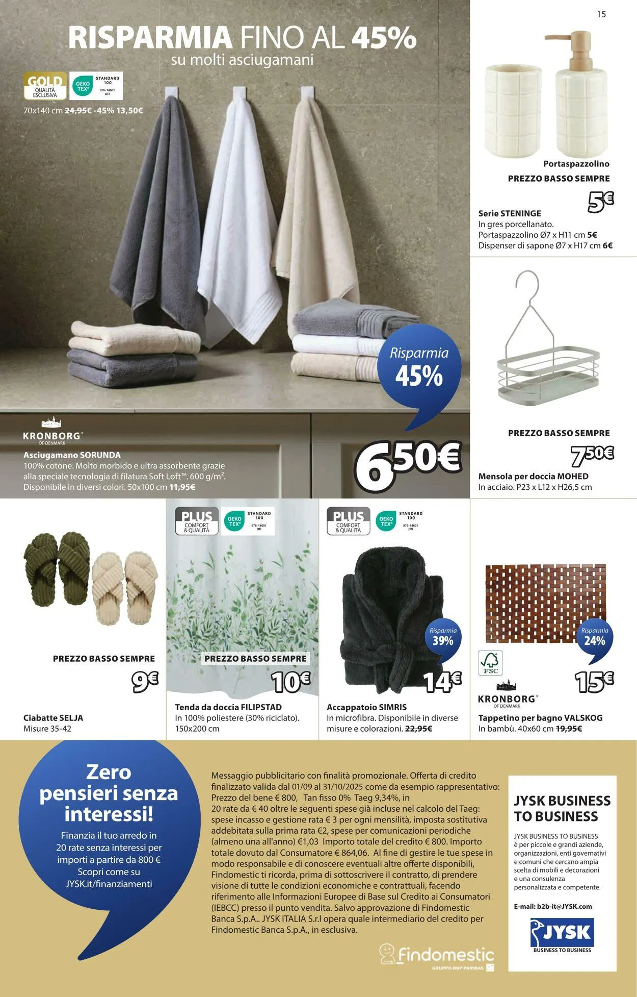 Jysk Volantino attuale da 2 ottobre a 16 ottobre di 2025 - Pagina del volantino 16