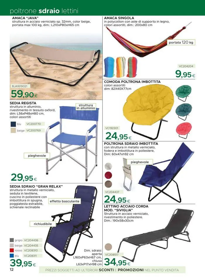 Catalogo giardino 2024 da 19 giugno a 31 agosto di 2024 - Pagina del volantino 12