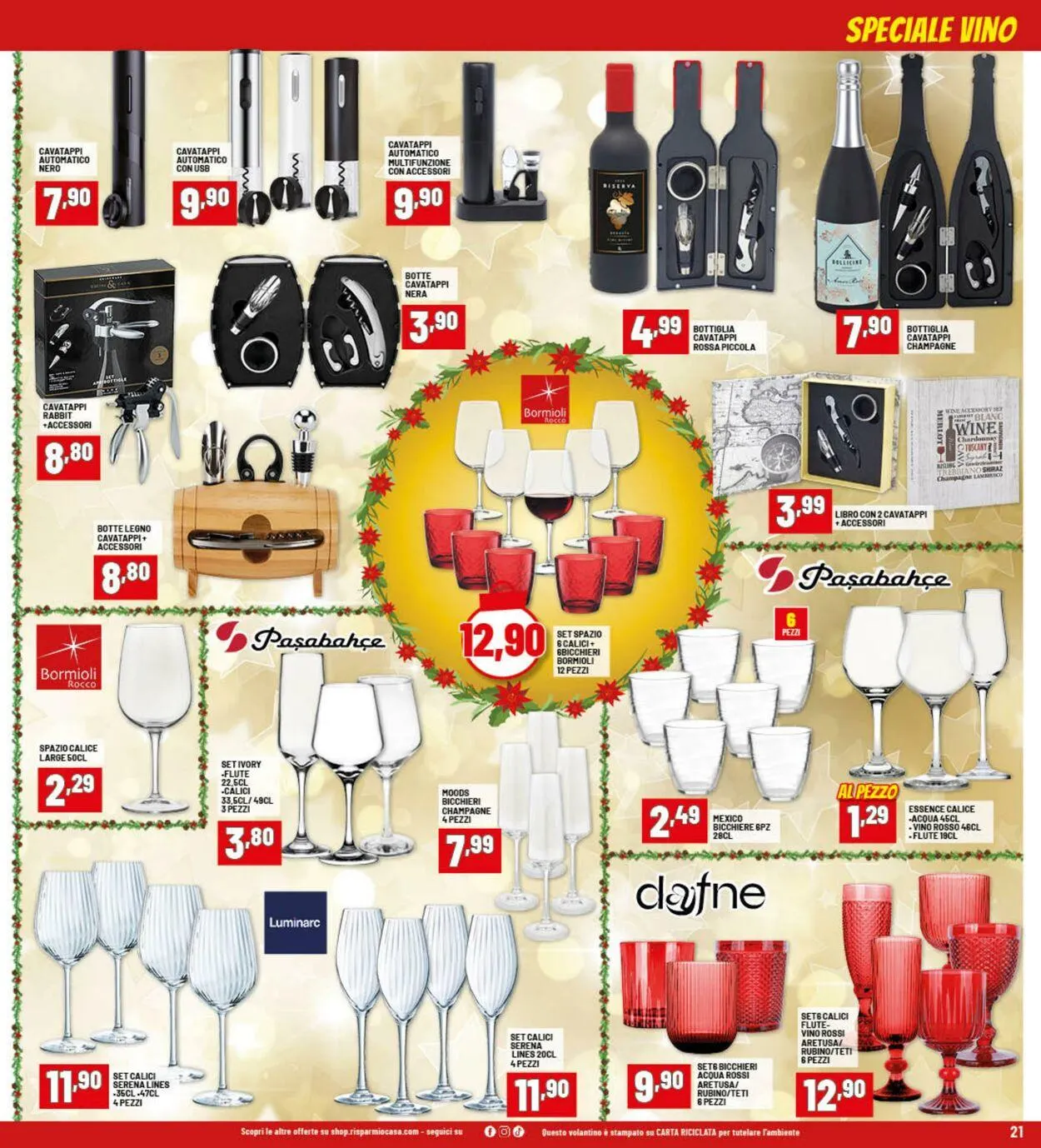 Risparmio Casa Volantino attuale da 26 novembre a 20 dicembre di 2025 - Pagina del volantino 21