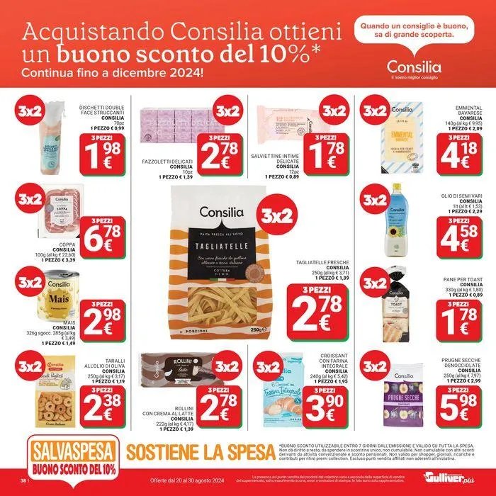 1+1 da 20 agosto a 30 agosto di 2024 - Pagina del volantino 38