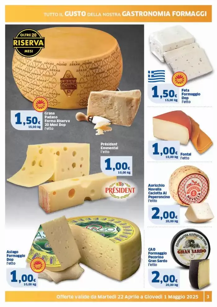 Prezzi tondi da 22 aprile a 1 maggio di 2025 - Pagina del volantino 3