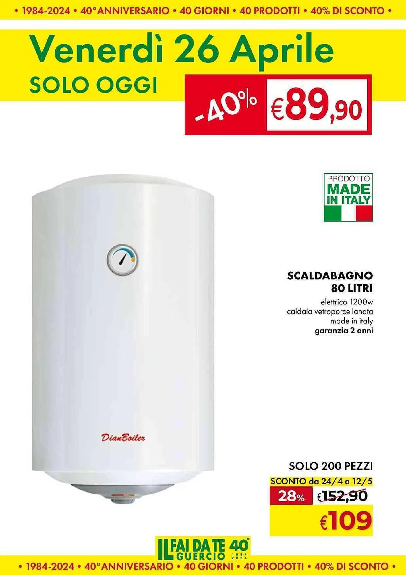 Volantino Il Fai Da Te Guercio da 25 aprile a 12 maggio di 2024 - Pagina del volantino 3