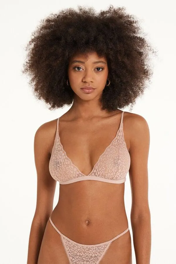 Reggiseno Triangolo Lisbon Senza Imbottitura in Pizzo Riciclato