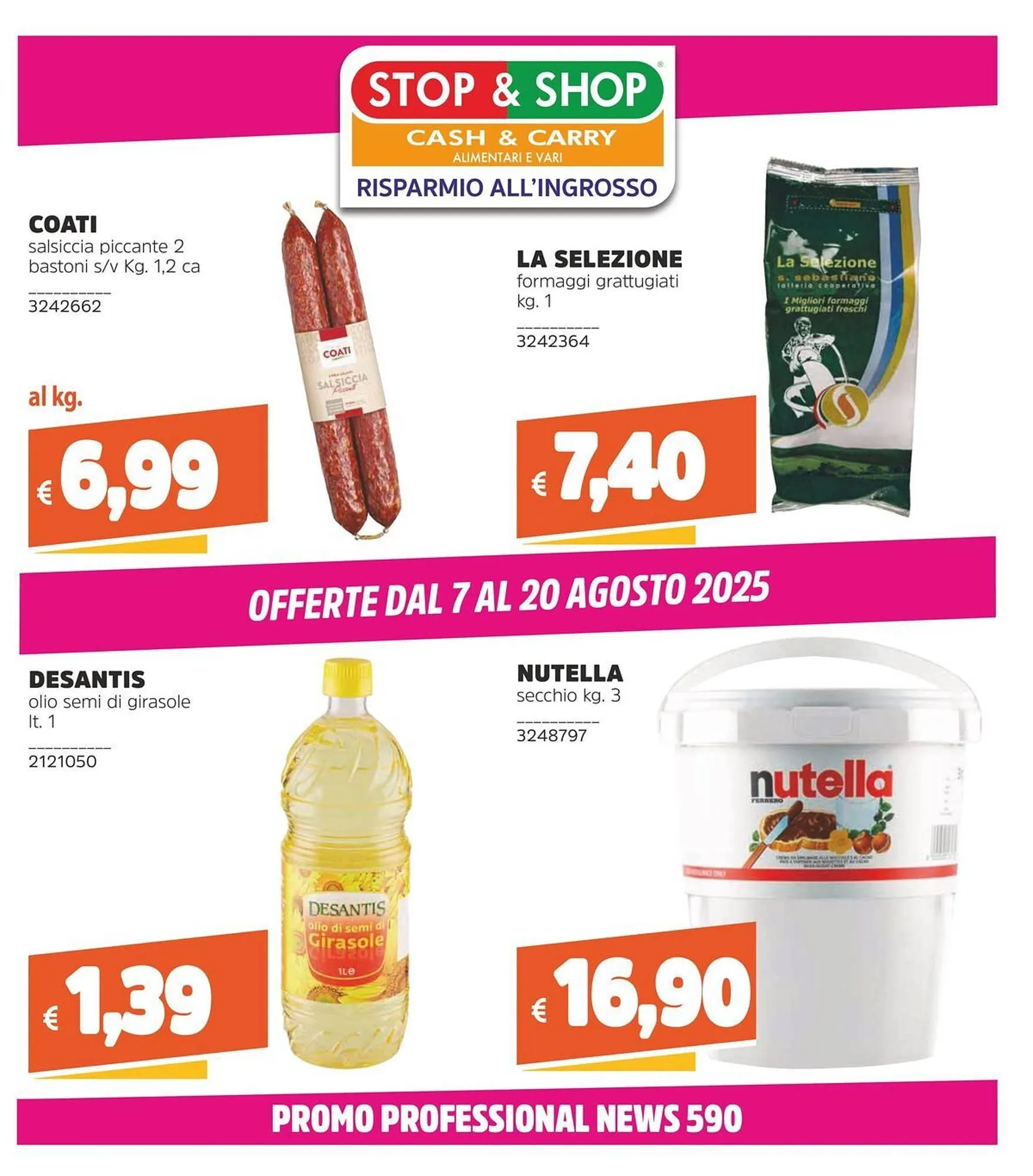 Volantino Stop&Shop da 7 agosto a 20 agosto di 2025 - Pagina del volantino 1