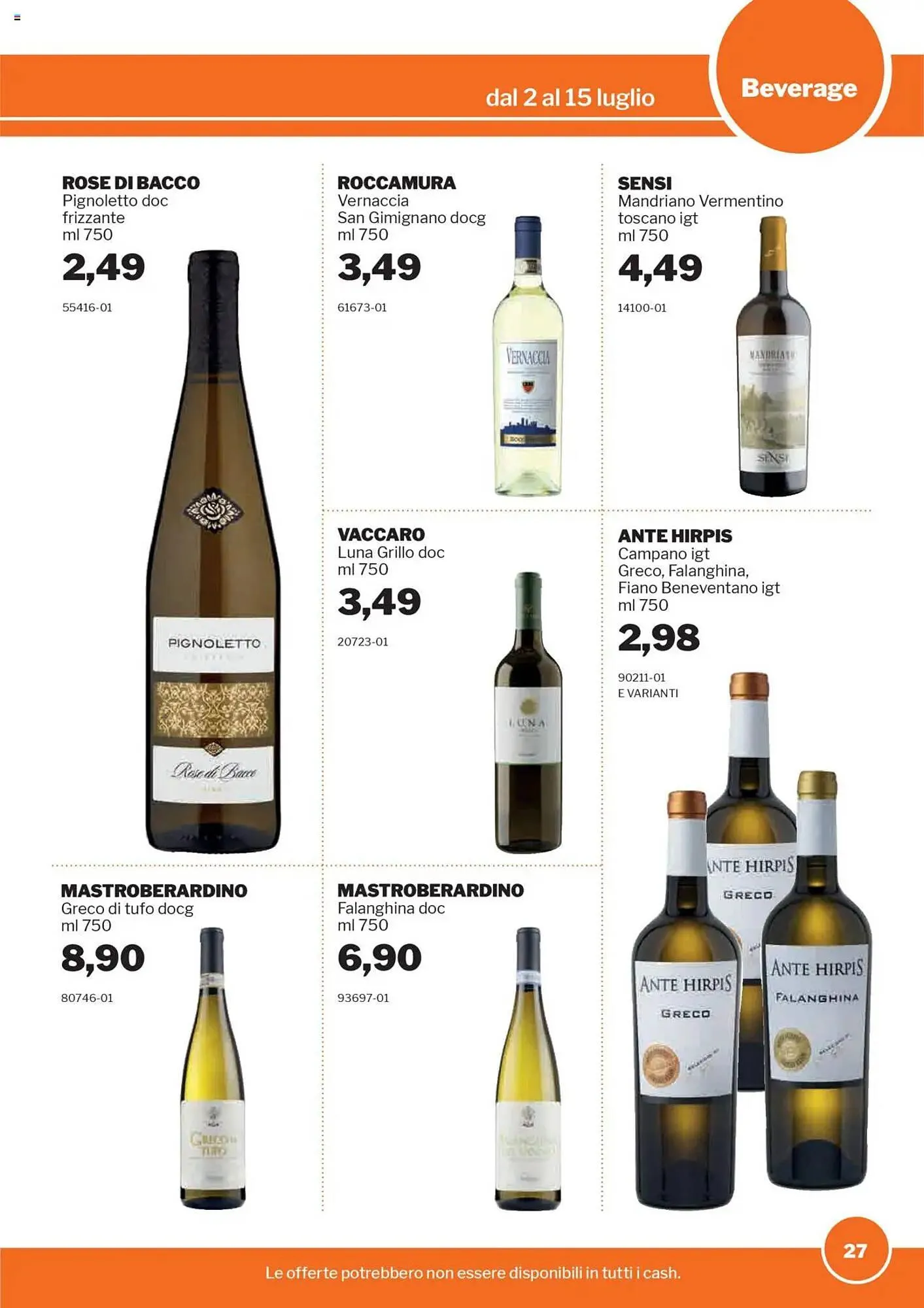 Volantino GrosMarket da 2 luglio a 15 luglio di 2025 - Pagina del volantino 27