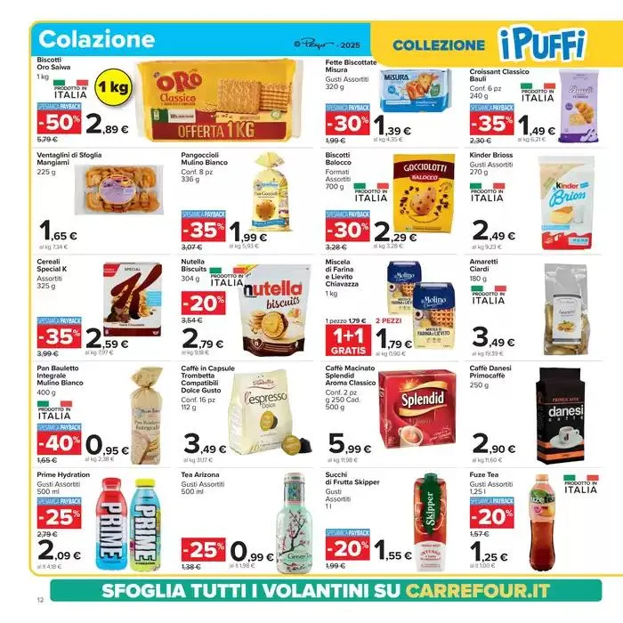 Collezione i puffi  da 5 maggio a 15 maggio di 2025 - Pagina del volantino 12