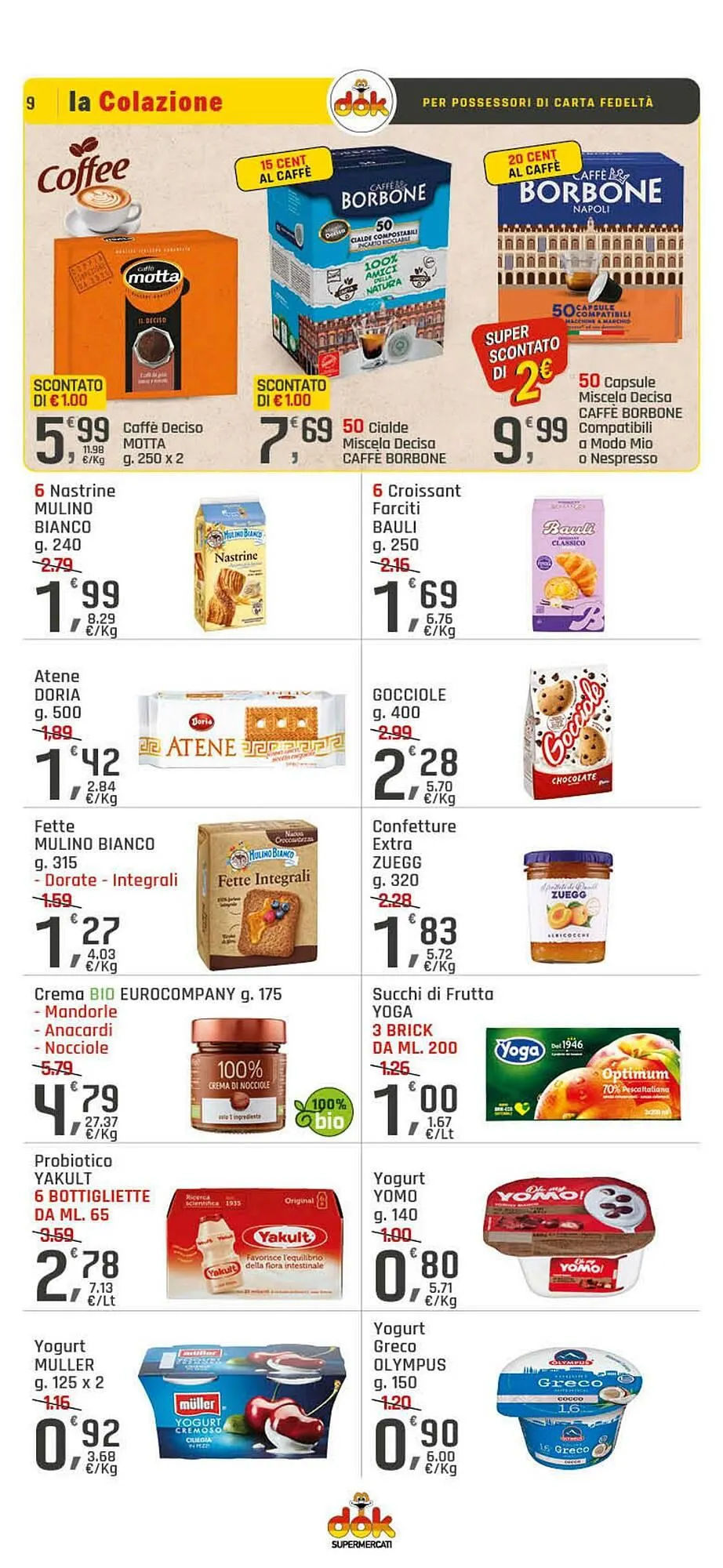 Volantino Supermercati Dok da 24 marzo a 5 aprile di 2025 - Pagina del volantino 9