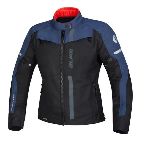 Snatch Aqvadry Lady motorcycle jacket Black/Blue Tuareg