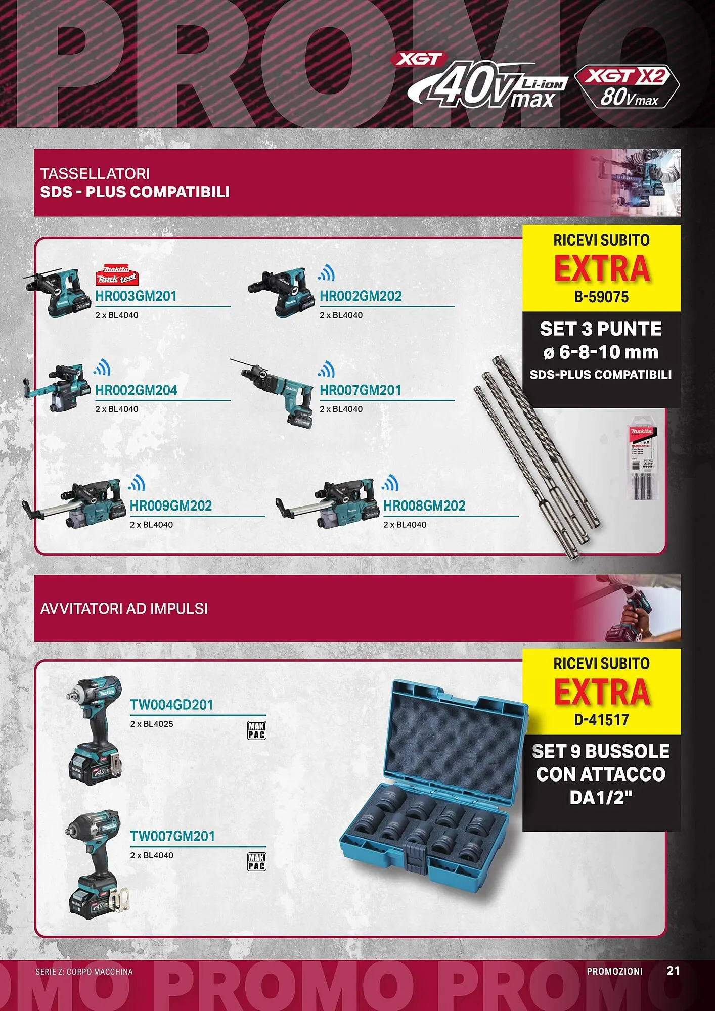 Volantino Makita da 1 aprile a 1 ottobre di 2024 - Pagina del volantino 23