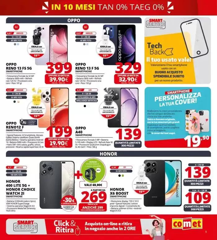 Zero scusa, tasso zero da Comet! da 3 aprile a 16 aprile di 2025 - Pagina del volantino 5