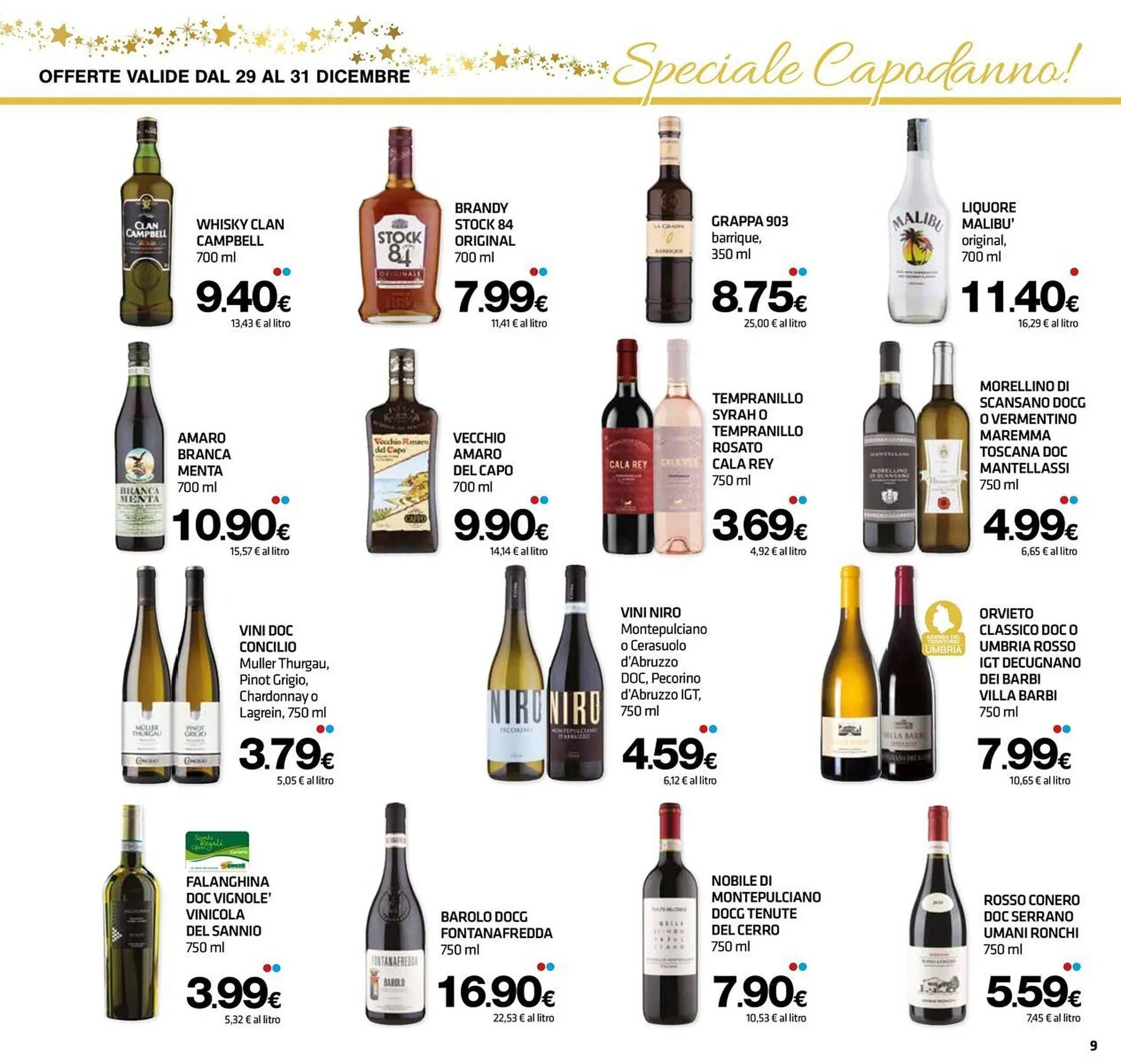 Volantino Superconti da 29 dicembre a 14 gennaio di 2026 - Pagina del volantino 9