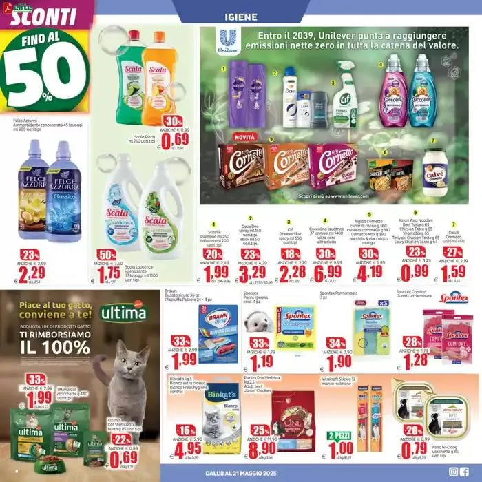 Sconti fino al 50% da 8 maggio a 21 maggio di 2025 - Pagina del volantino 8