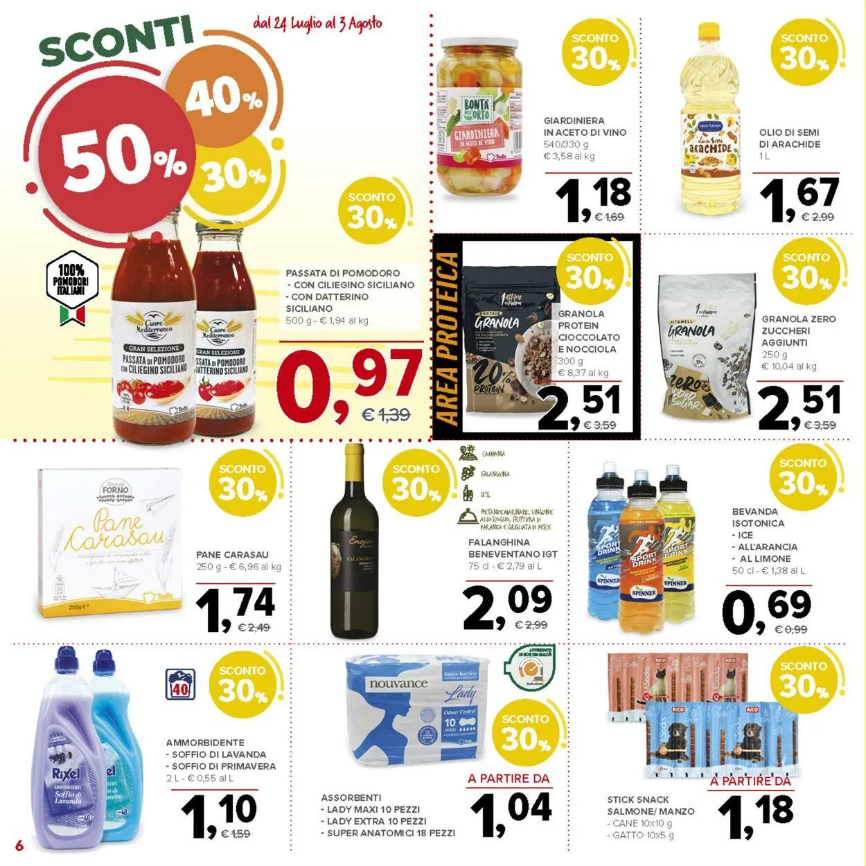 Todis Volantino attuale da 17 settembre a 1 ottobre di 2025 - Pagina del volantino 6