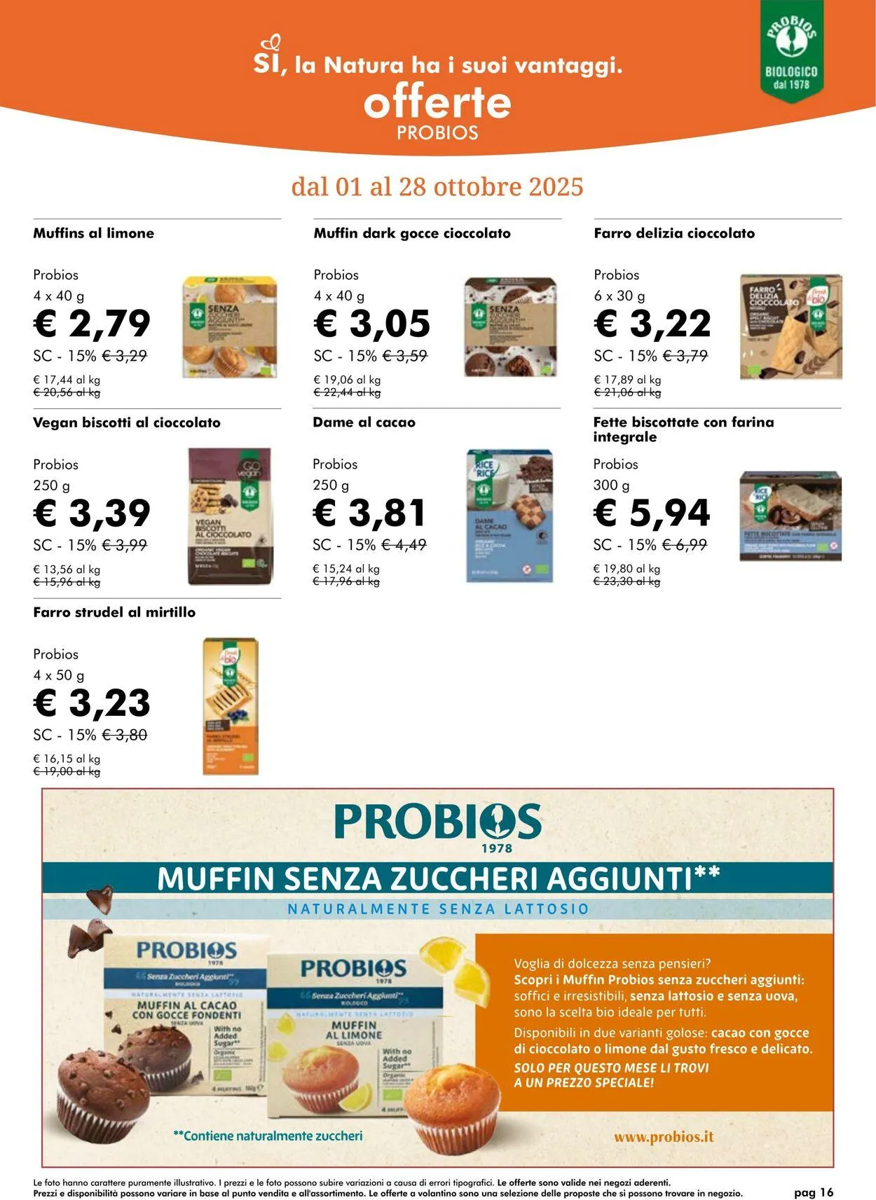 Natura Sì Volantino attuale da 23 ottobre a 6 novembre di 2025 - Pagina del volantino 16