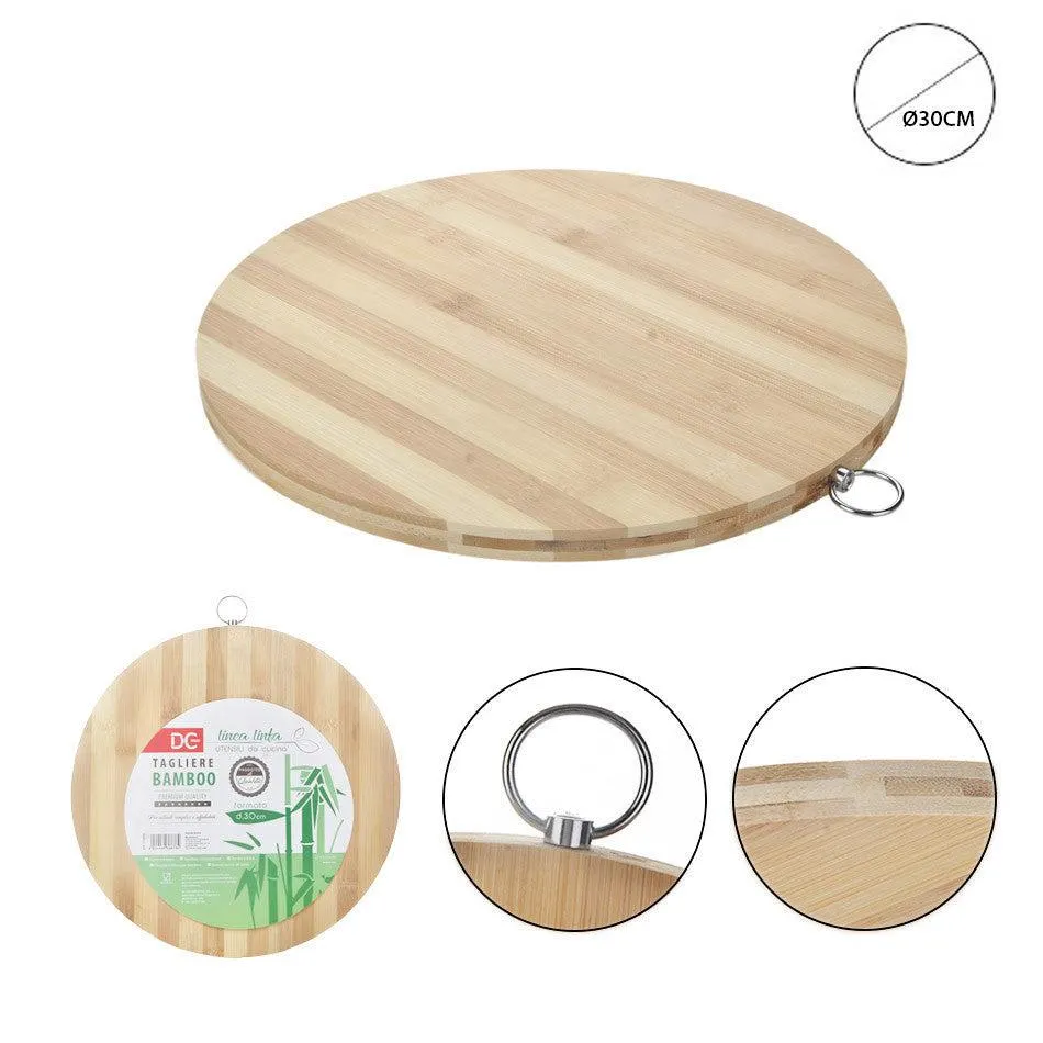 Dc - Round Bamboo Cutting Board 30x1.5Cm