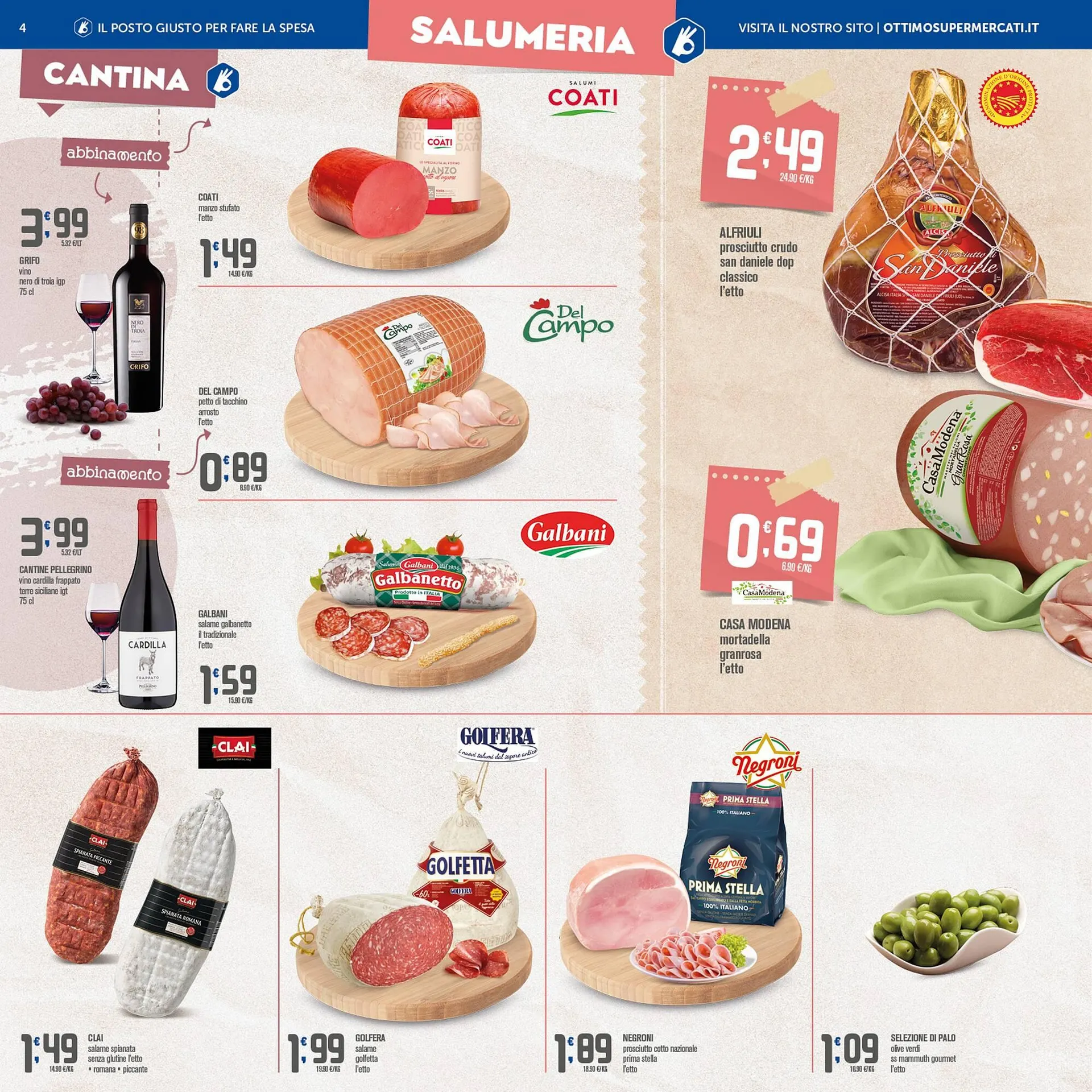 Volantino Ottimo Market da 4 luglio a 17 luglio di 2024 - Pagina del volantino 4