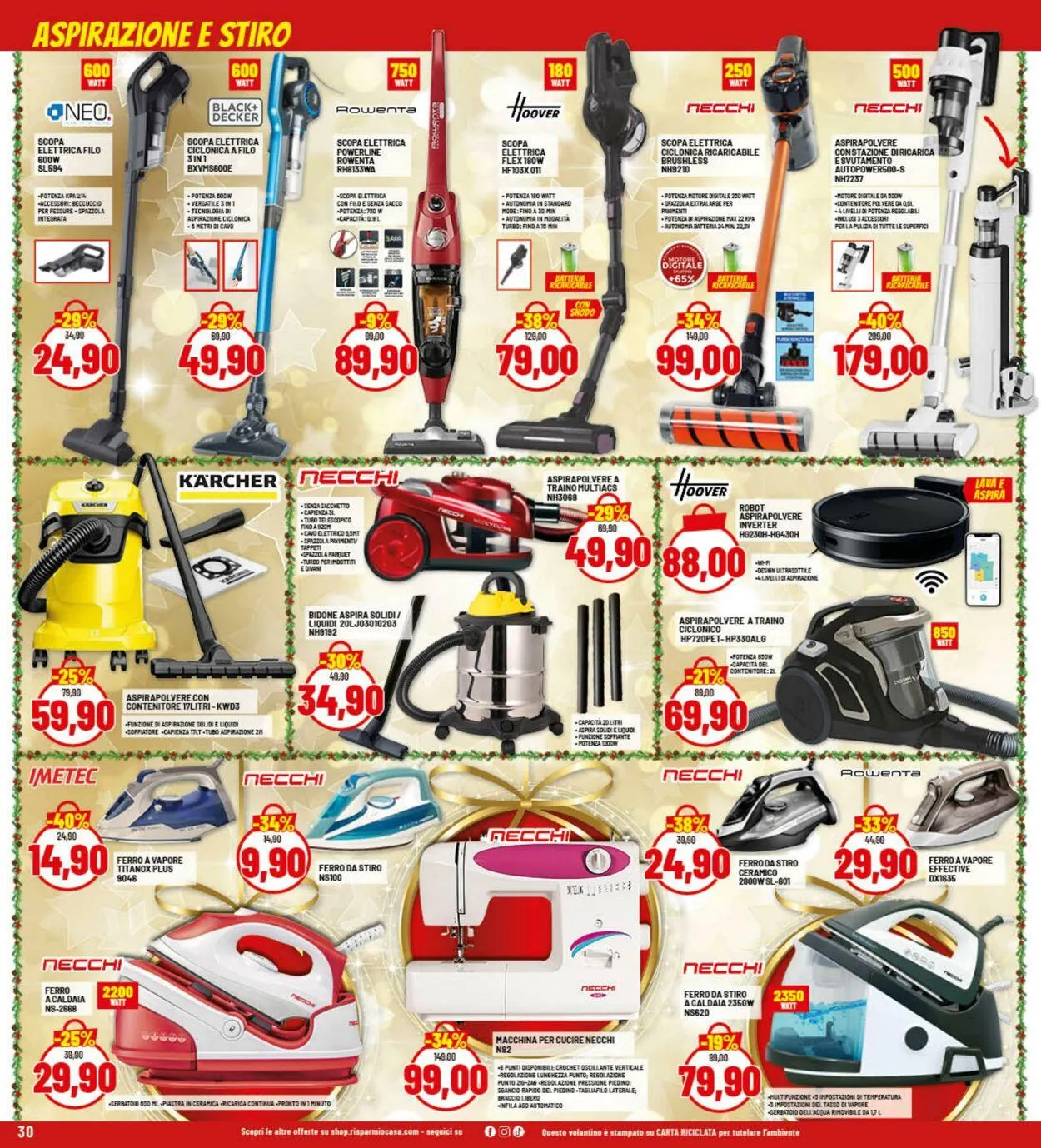 Risparmio Casa Volantino attuale da 26 novembre a 20 dicembre di 2025 - Pagina del volantino 30