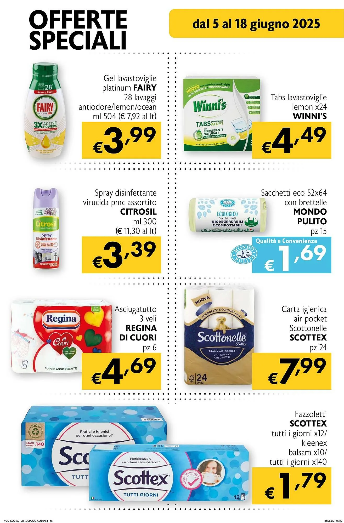 Volantino Eurospesa da 5 giugno a 18 giugno di 2025 - Pagina del volantino 15
