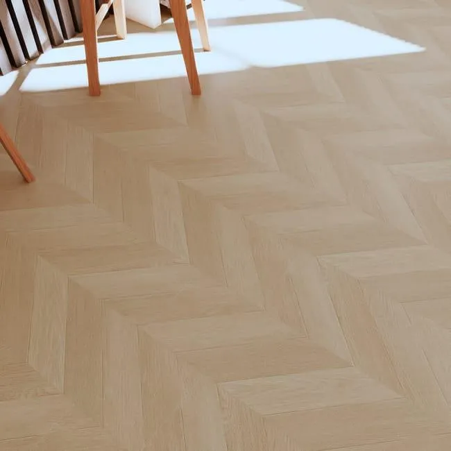 SPC in pvc flottante clic Daven beige Sp 5.5 mm ARTENS con sottopavimento integrato 1.68 m²