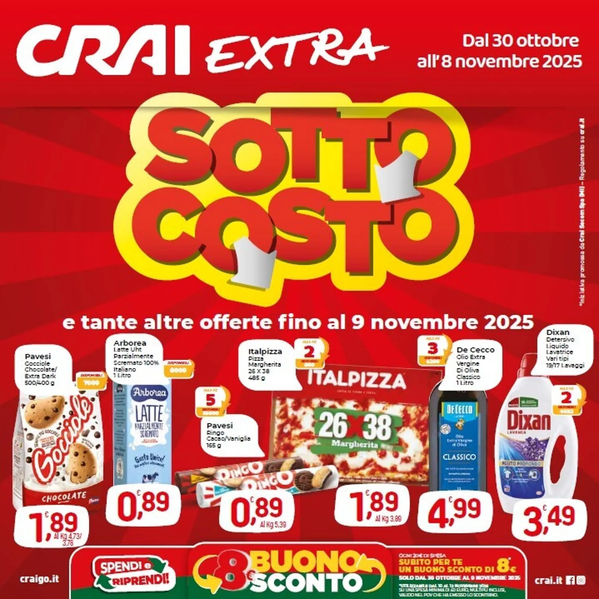 Volantino Supermercato Fratelli Scotto da 30 ottobre a 8 novembre di 2025 - Pagina del volantino 1