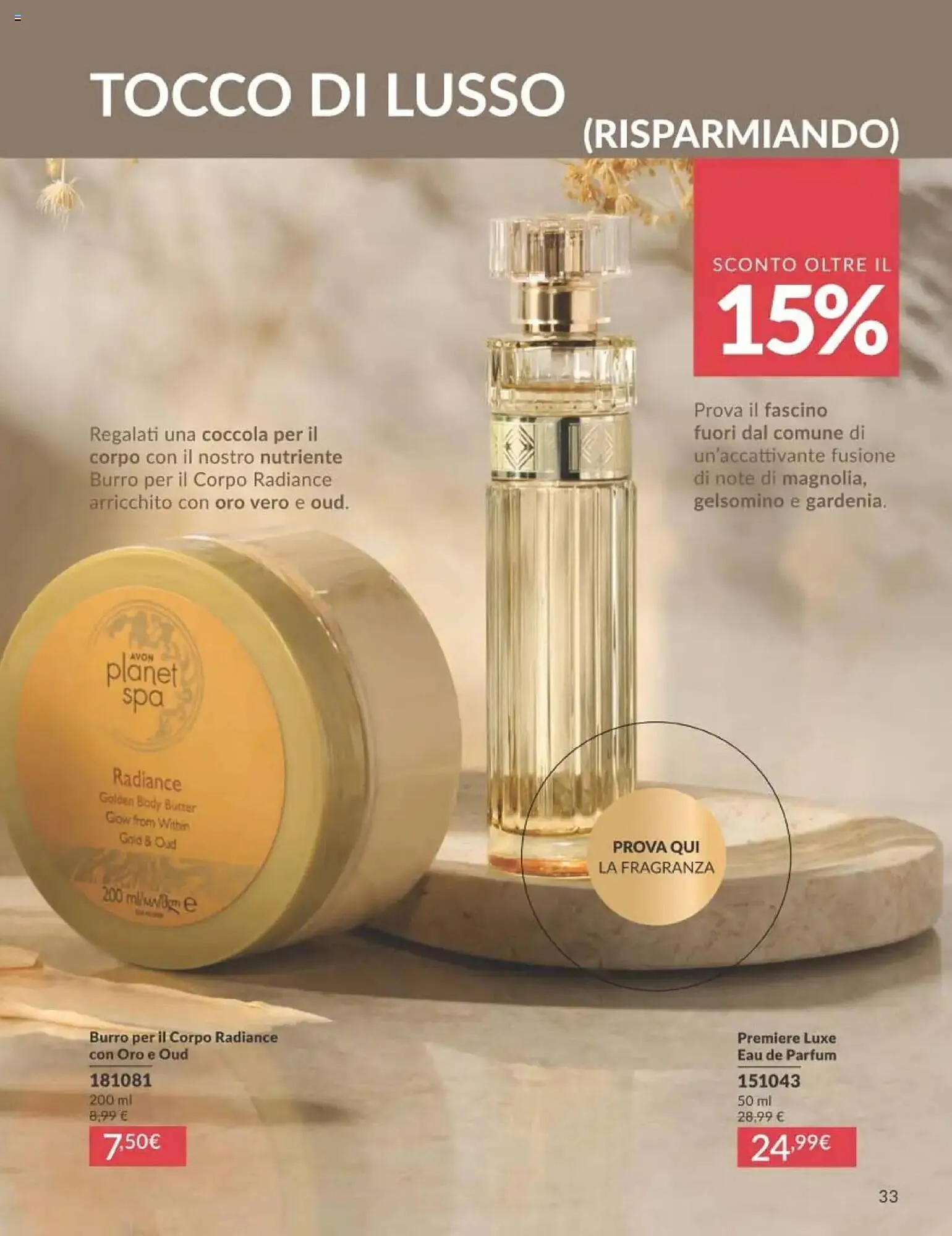 Catalogo Avon da 1 ottobre a 31 ottobre di 2025 - Pagina del volantino 33
