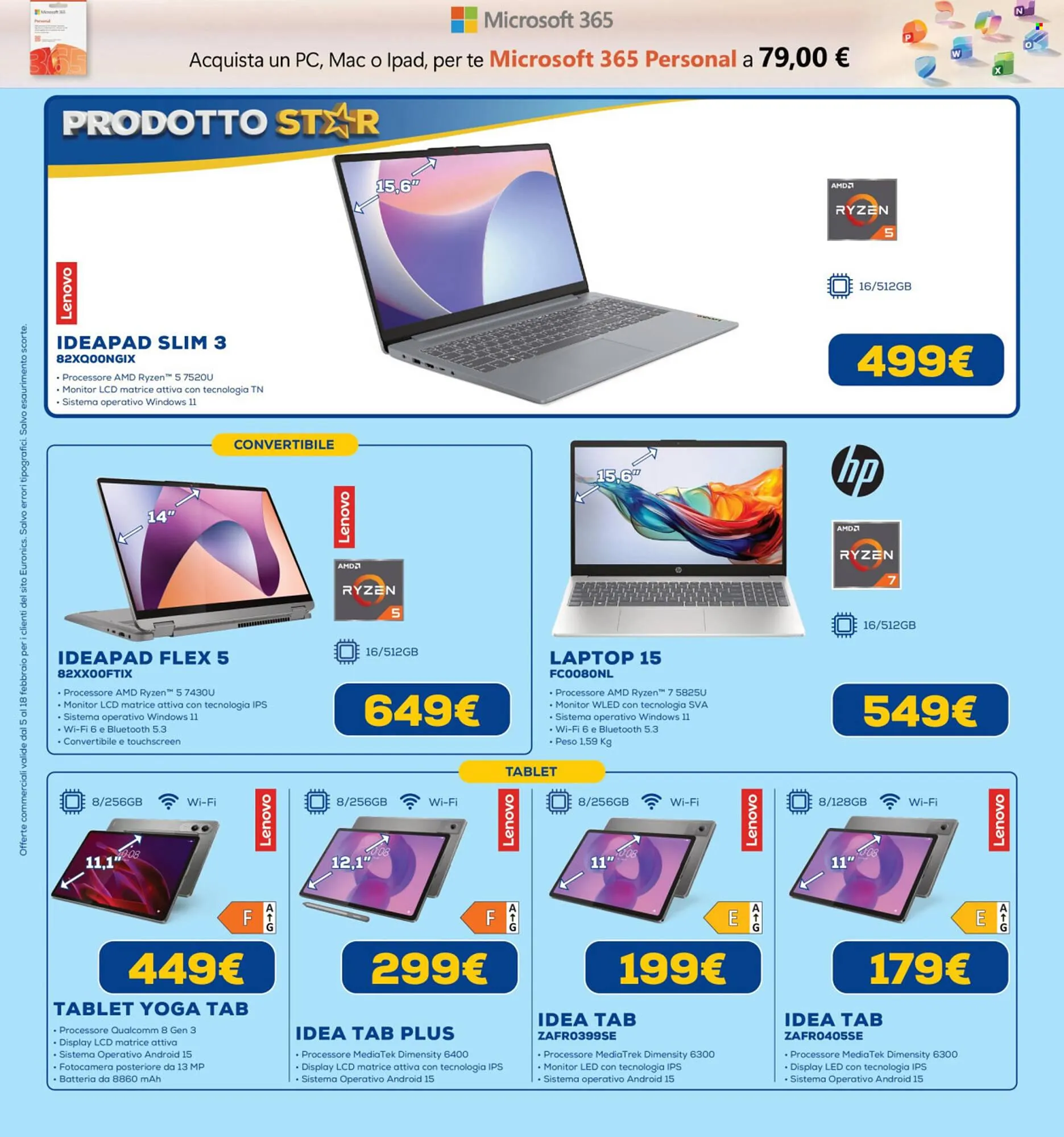 Volantino Euronics da 5 febbraio a 18 febbraio di 2026 - Pagina del volantino 12