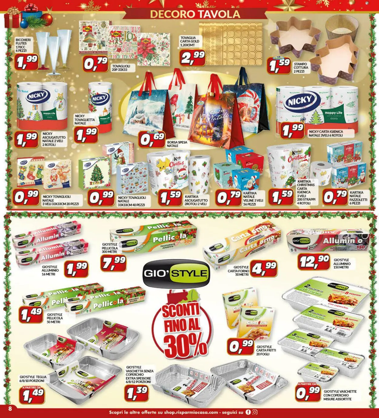 Risparmio Casa Volantino attuale da 25 novembre a 17 dicembre di 2023 - Pagina del volantino 8