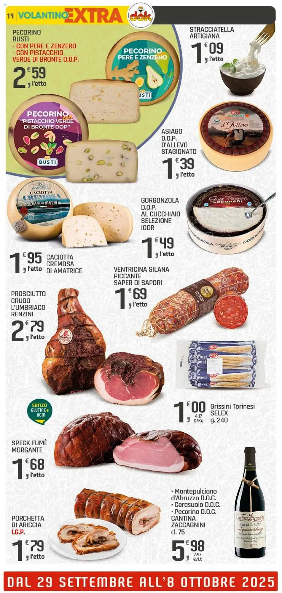 Volantino Supermercati Dok da 25 settembre a 8 ottobre di 2025 - Pagina del volantino 14