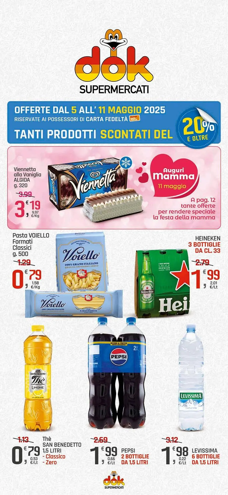 Volantino Supermercati Dok da 5 maggio a 11 maggio di 2025 - Pagina del volantino 1