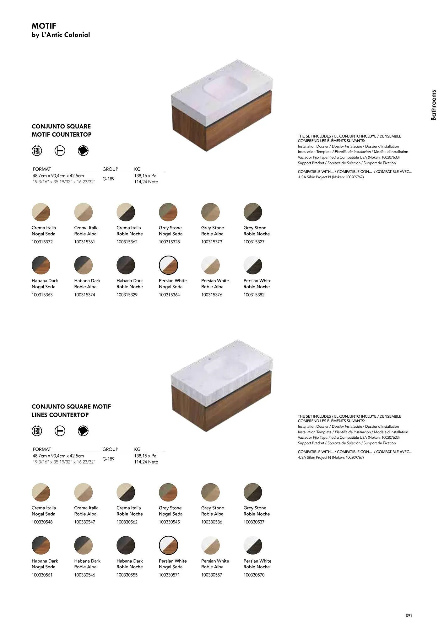 Volantino Porcelanosa da 9 aprile a 28 dicembre di 2024 - Pagina del volantino 101