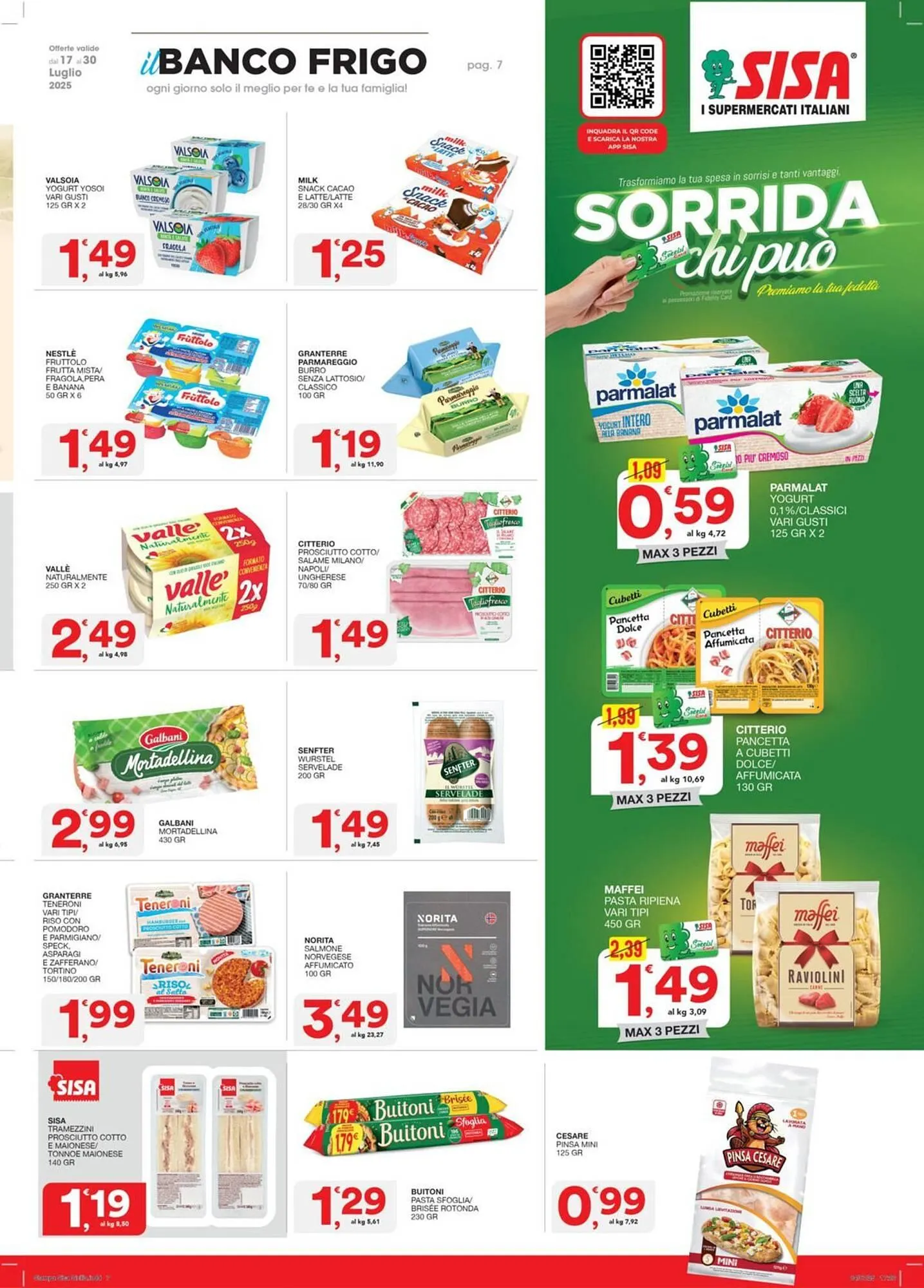 Volantino Sisa da 17 luglio a 30 luglio di 2025 - Pagina del volantino 7