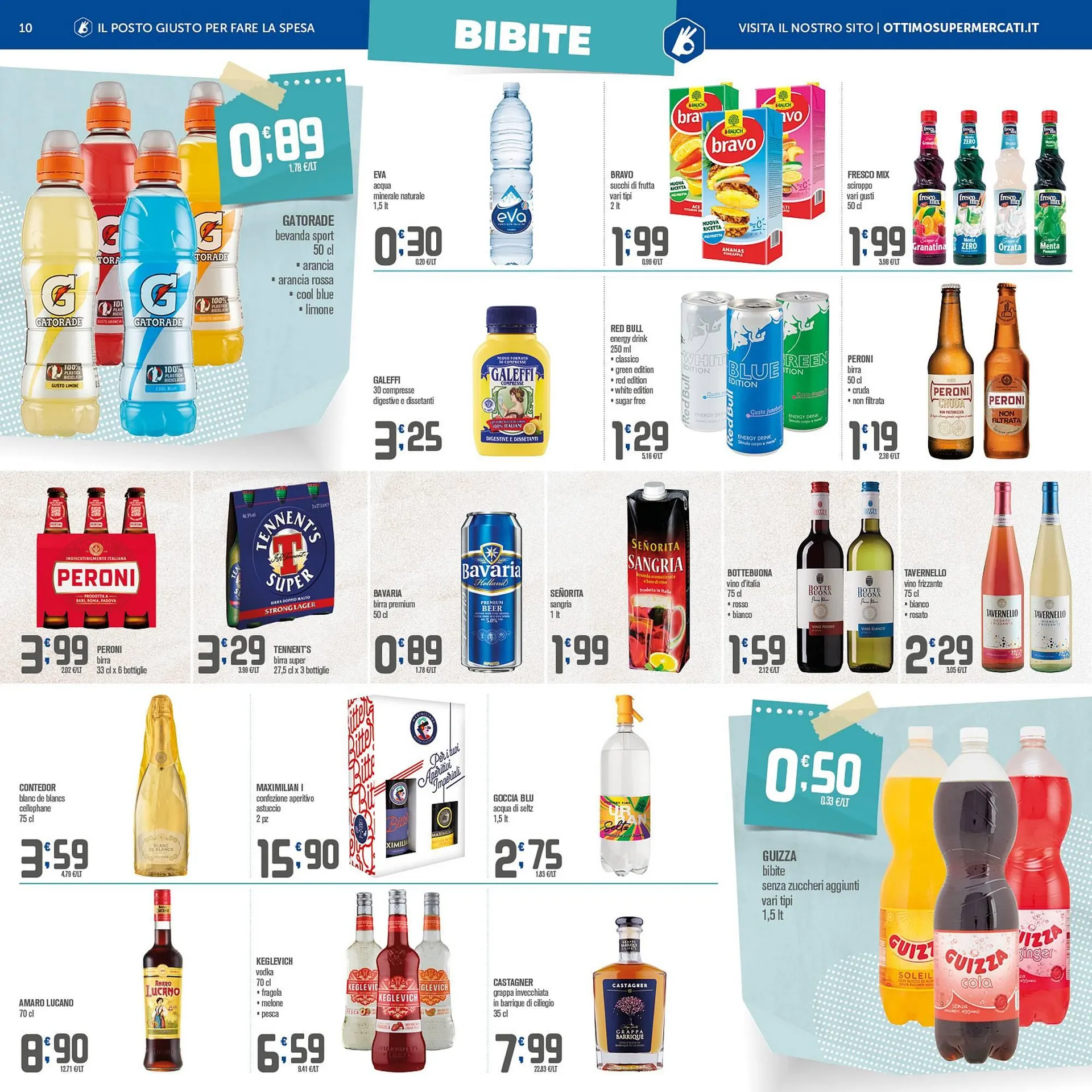 Volantino Ottimo Market da 4 luglio a 17 luglio di 2024 - Pagina del volantino 10