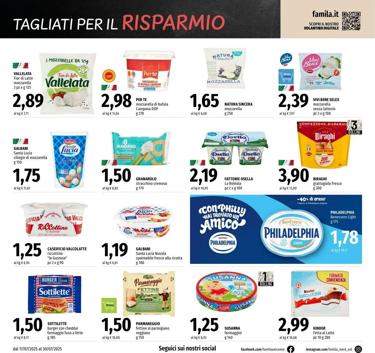 Famila Volantino attuale da 17 luglio a 30 luglio di 2025 - Pagina del volantino 6