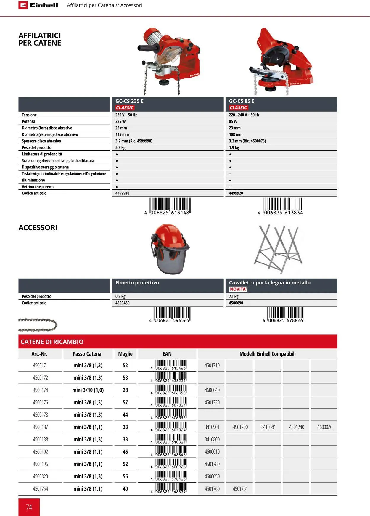 Einhell da 17 giugno a 17 settembre di 2025 - Pagina del volantino 74